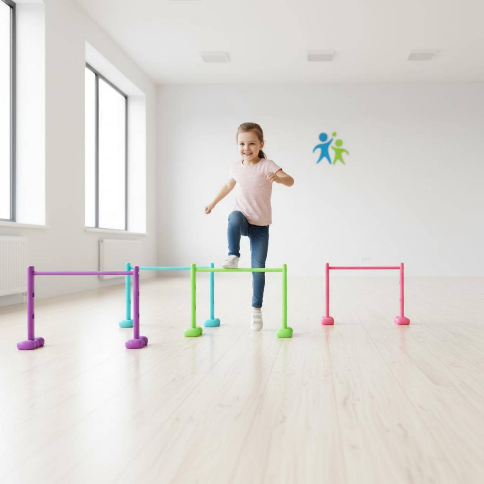 Agility Hurdle Set - Set di 4 Tunnel per Gattonare,