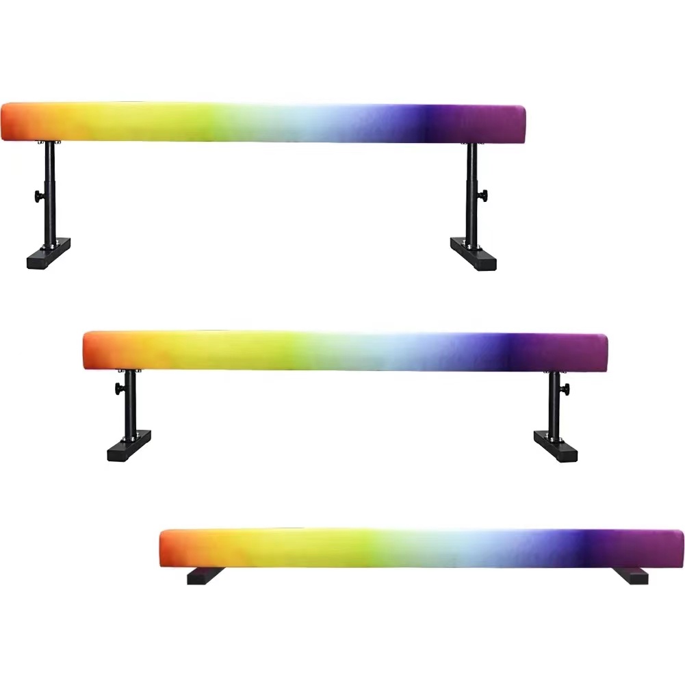 Gymnastics Beam Floor - Trave di Equilibrio Regolabile per Ginnastica,