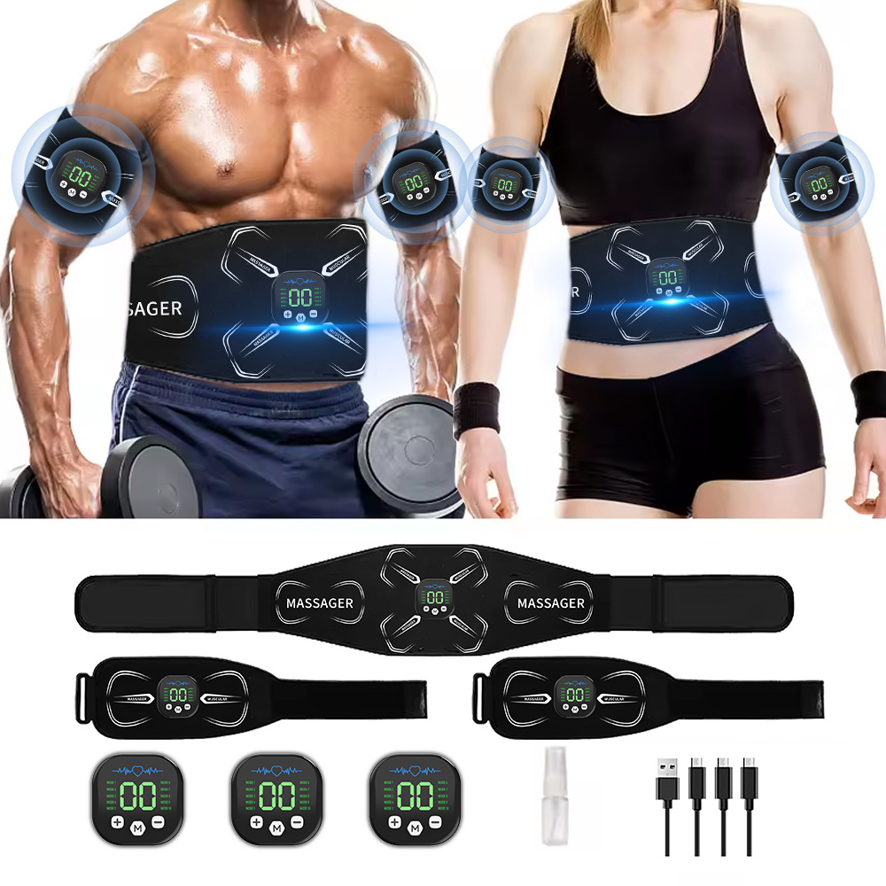 Sports Equipment Factory - Stimolatore Muscolare EMS, Allenatore Addominale, Tonificatore