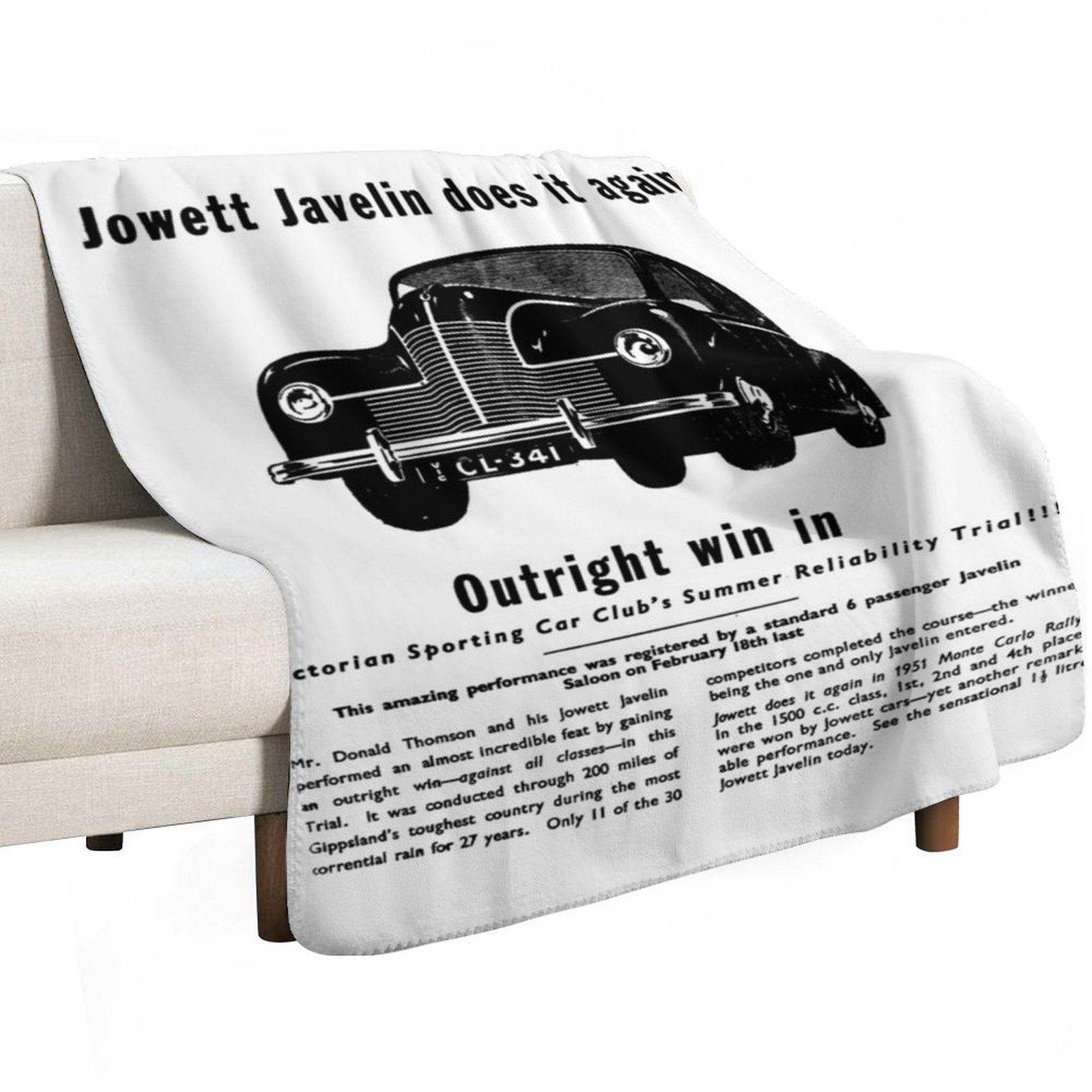 Coperta JOWETT JAVELIN per div - Javelin Throwing recensione e prezzo