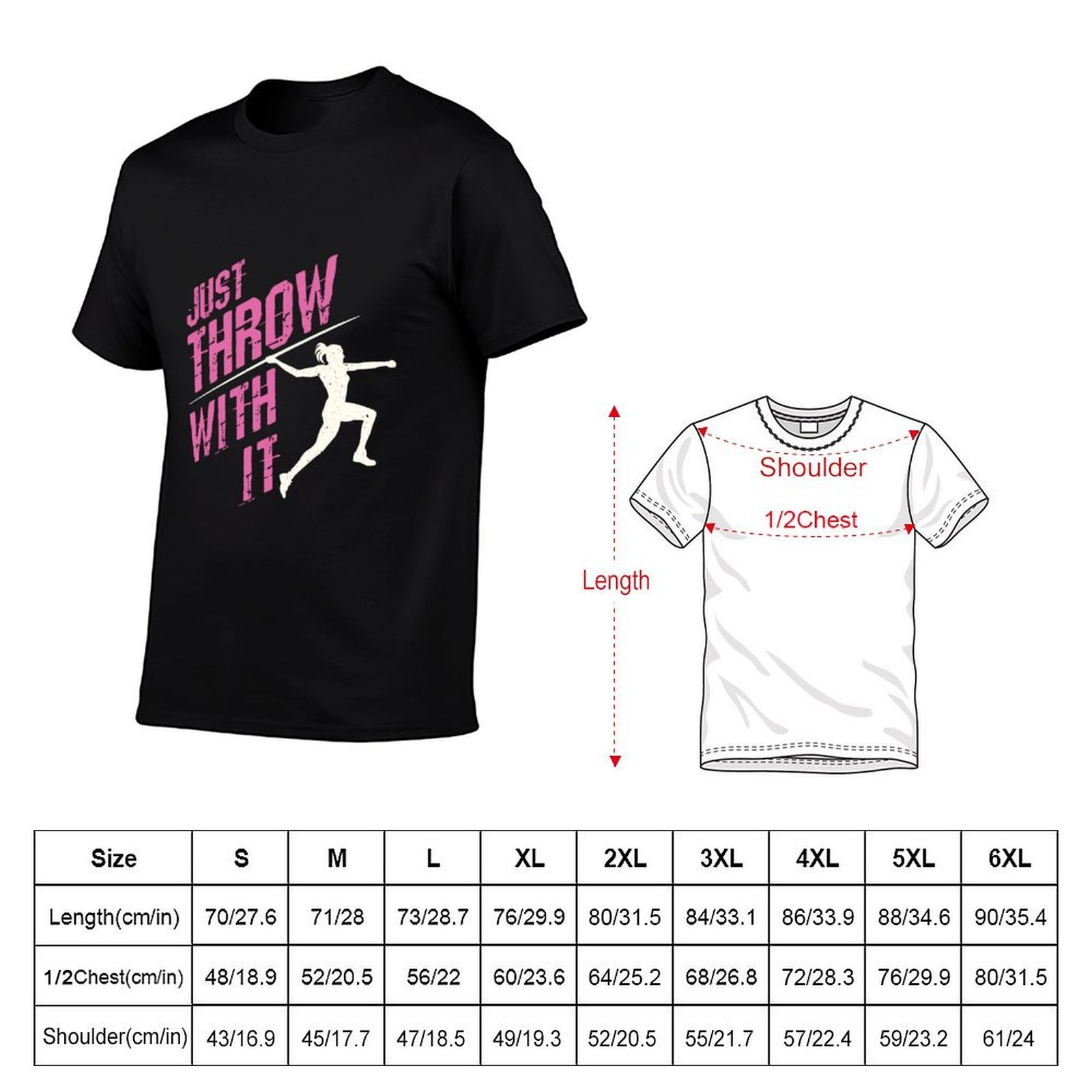 T-shirt da donna Just Throw Wi - Javelin Throwing recensione e prezzo