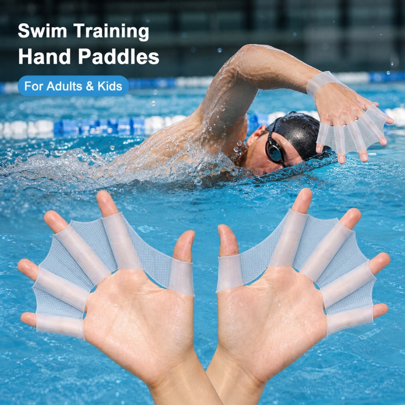 Guanti da Nuoto in Silicone pe - Sports Equipment 7 Year Old recensione e prezzo