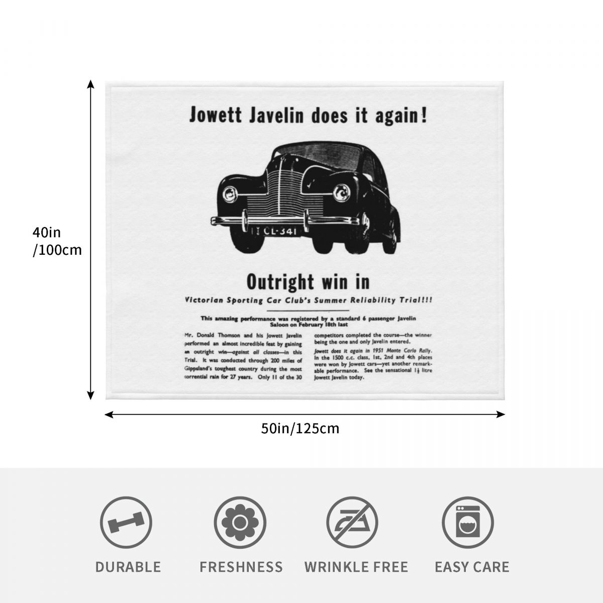 Coperta Pieghevole JOWETT JAVE - Javelin Throwing recensione e prezzo